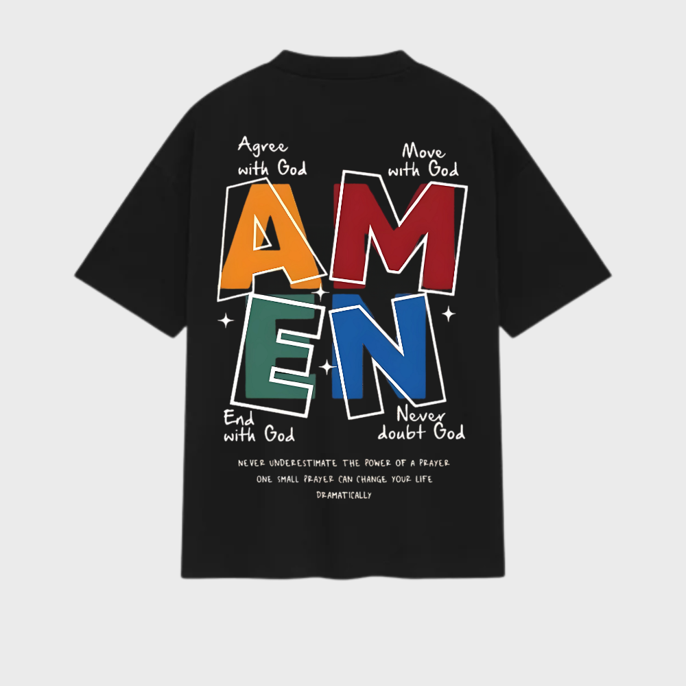 Camiseta Amen Color