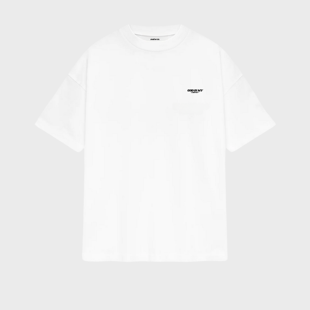 Camiseta God Is My Company Branco