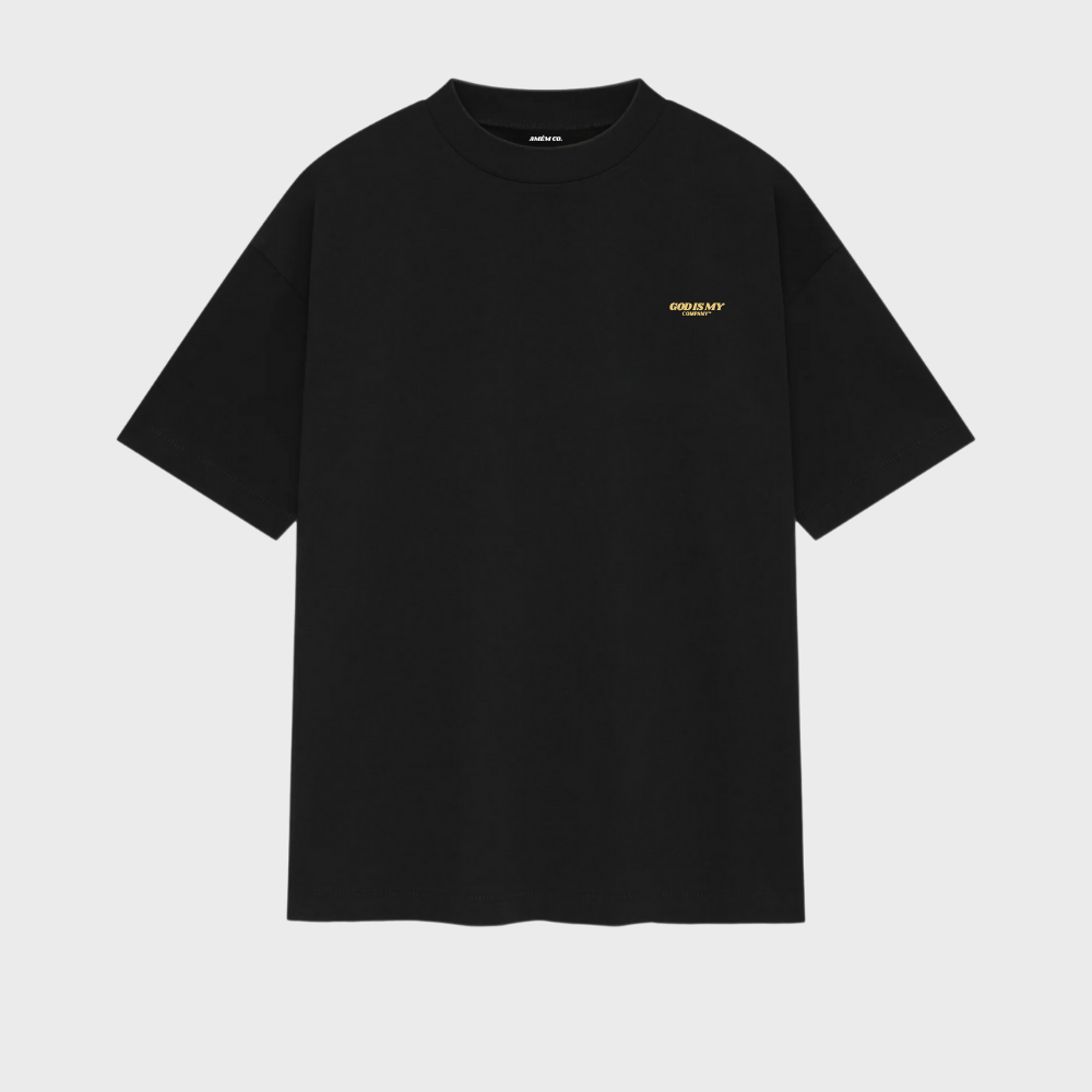 Camiseta God Is My Company Preto